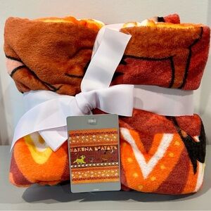 Disney Parks Lion King Hakuna Matata Throw Blanket w/ Simba Timon Pumbaa
